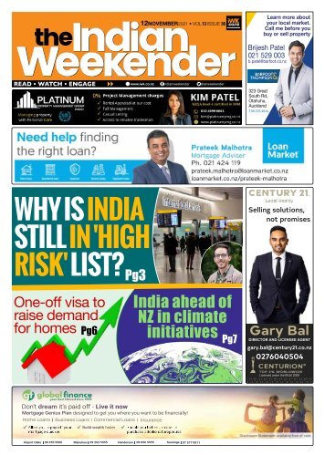 The Indian Weekender, 12 November 2021