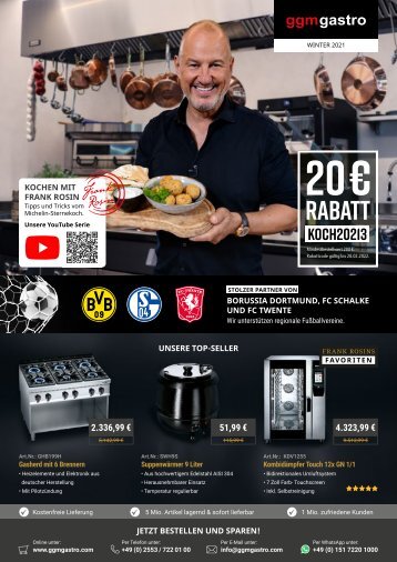 GGM Gastro Produktbroschüre – Ausgabe Winter 2021