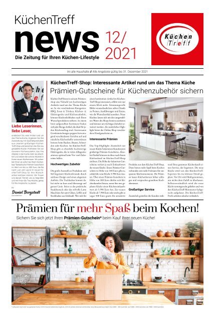 KüchenTreff Zeitung Dezember 2021 