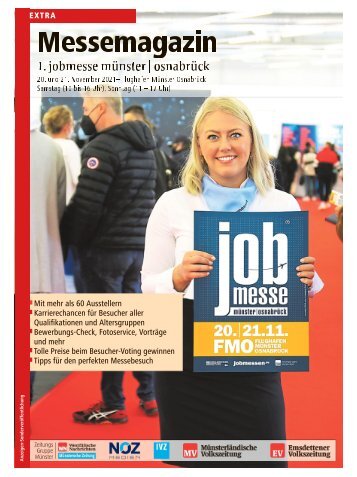 Das MesseMagazin zur 1. jobmesse münster|osnabrück 2021