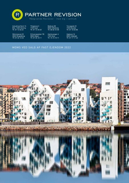 Moms ved salg af fast ejendom 2022