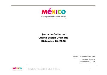 Junta de Gobierno Cuarta Sesión Ordinaria Diciembre 10 ... - CPTM