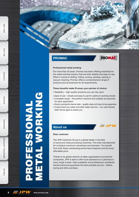 PROMAC CATALOGUE 2019 2020 PROFESSIONAL METAL WORKING