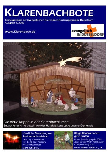 KLARENBACHBOTE - Evangelische Klarenbach-Kirchengemeinde