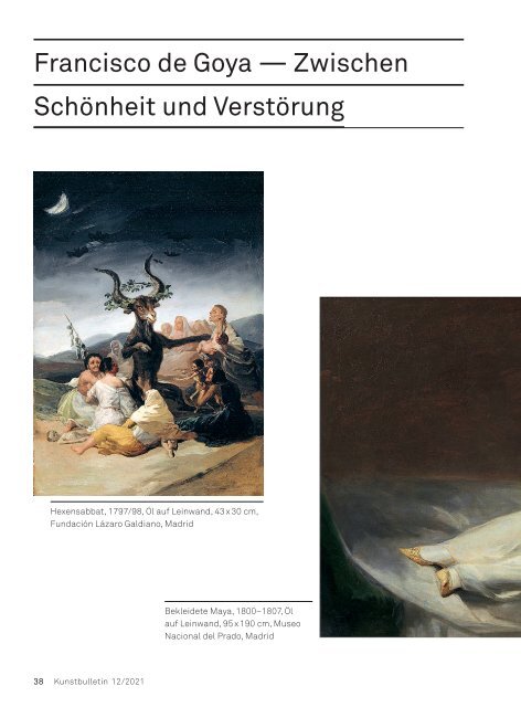 Kunstbulletin Dezember 2021