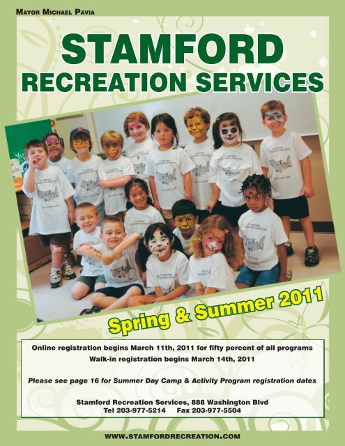 RECREATION SERVICES - City of Stamford