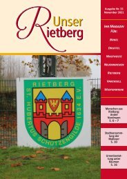 Unser Rietberg - November 2021