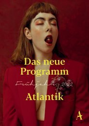 Atlantik Verlag Vorschau Frühjahr 2022