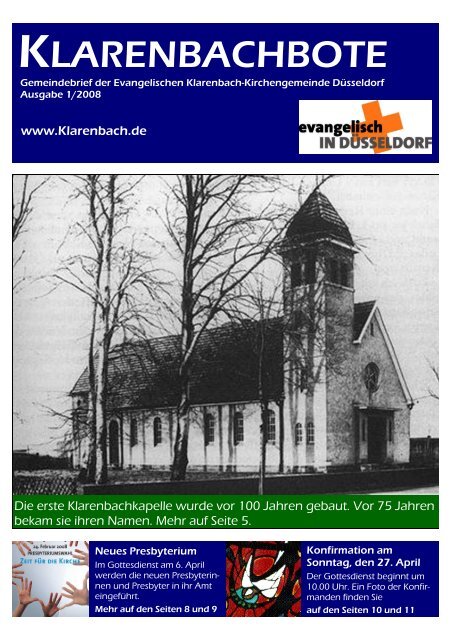 KLARENBACHBOTE - Evangelische Klarenbach-Kirchengemeinde