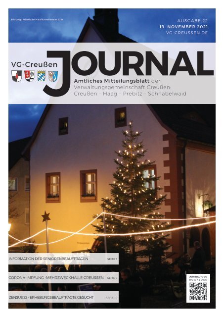 Creußen Journal - Ausgabe 19.11.2021