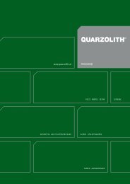 Quarzolith Produktkatalog-2021