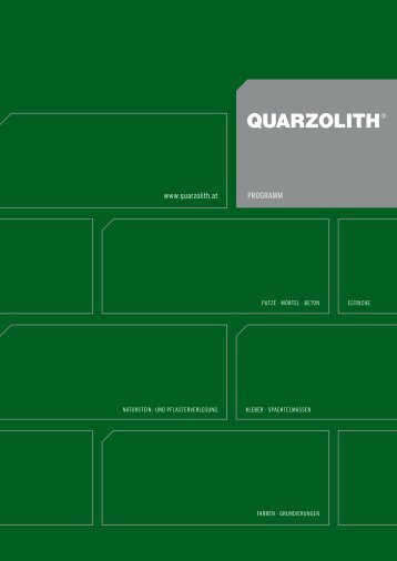 Quarzolith Produktkatalog-2021