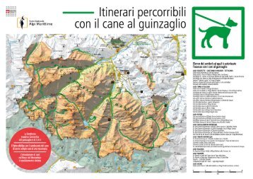 Itinerari percorribili con il cane al guinzaglio nel Parco Naturale Alpi Marittime