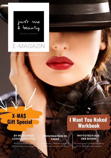 just me & beauty E-Magazin Issue N°4 November 2021
