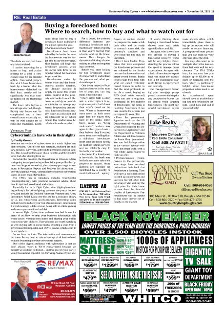 Blackstone Valley Xpress November 19, 2021