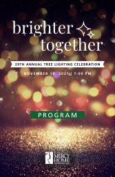 2021 Brighter Together Program Book