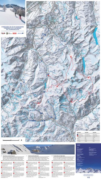 Carte et parcours de ski alpinisme