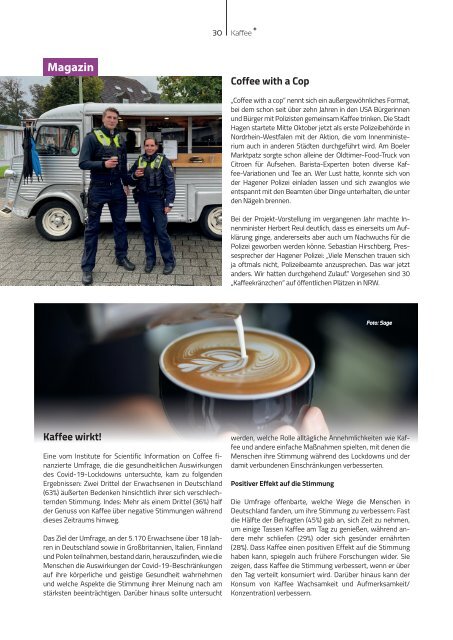 Kaffee+ Winter 2021/22 Kaffeemagazin