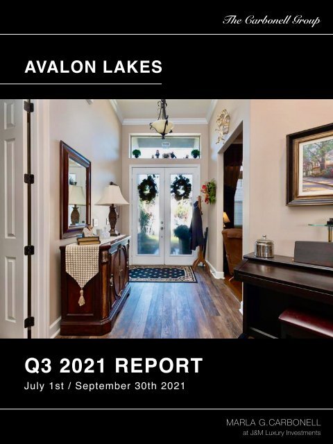 Avalon Lakes - Q3 2021 Report