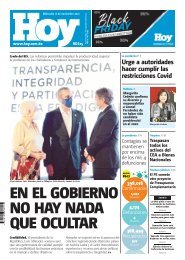 Edición impresa Hoy, miércoles  17 de noviembre del 2021