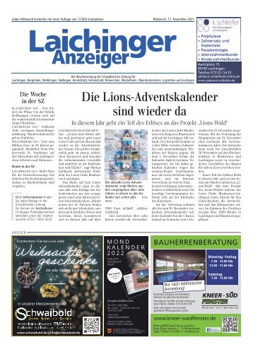 Laichinger Anzeiger 17.11.2021