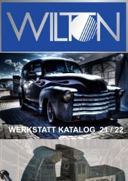 Wilton WERKSTATT KATALOG 2021 2022 german