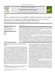 Proton vs carbon ion beams in the definitive radiation treatment of ...