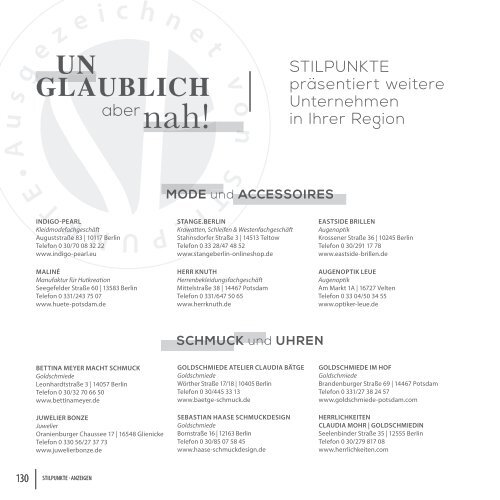 STILPUNKTE Lifestyle Guide 2021 Herbst/Winter - Berlin
