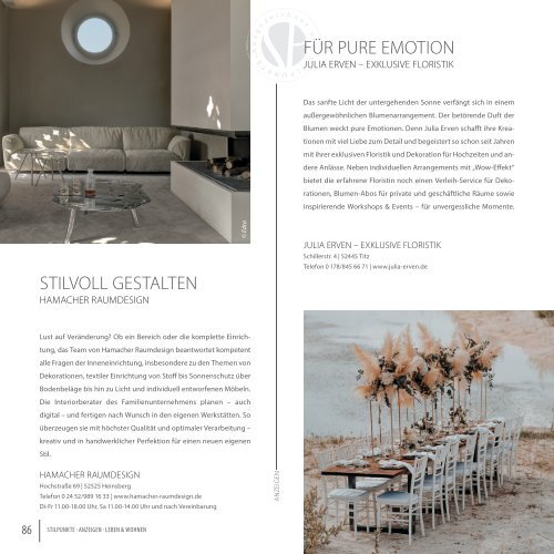 STILPUNKTE Lifestyle Guide 2021 Herbst/Winter - Düsseldorf