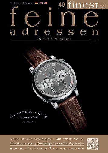 »feine adressen – finest« – Berlin 3 21