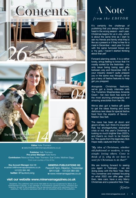 Taunton and South Somerset Living Dec 2021 - Jan 2022