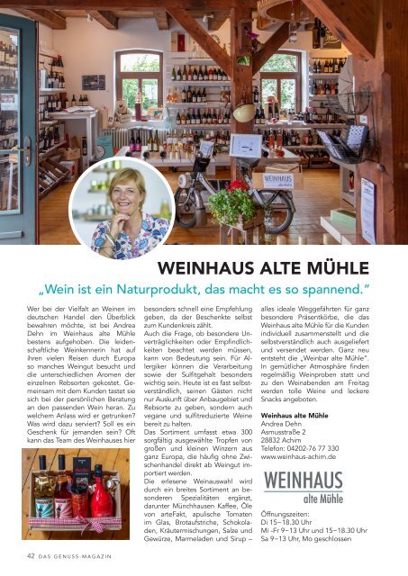 Achimer Spezialität – Das Genussmagazin