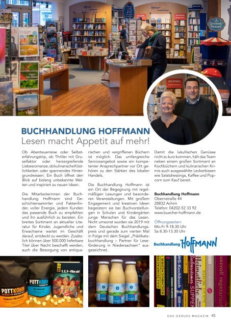 Achimer Spezialität – Das Genussmagazin