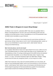 ADEG Thaler in Bregenz im neuen Shop-Design - ADEG Österreich ...