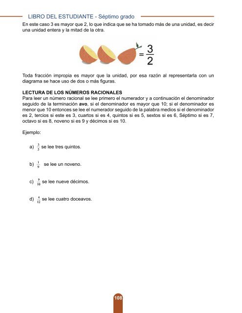 Libro del Estudiante Matemáticas 7mo