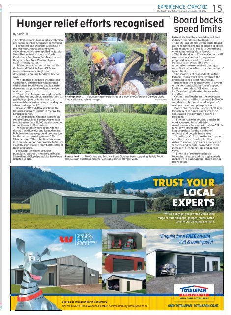 North Canterbury News: November 18, 2021