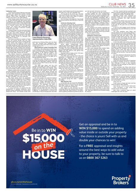 Ashburton Courier: November 18, 2021