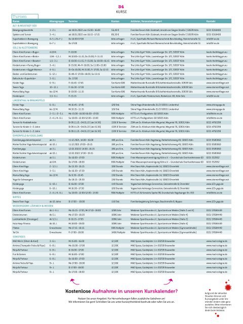 Rheinkind Dezember, Januar, Februar 2021/2022