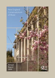 Annual Report 2009 - New England Conservatorium of Music ...