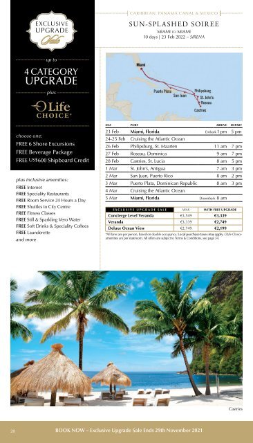 Oceania Cruises - Exclusive Upgrade Sale