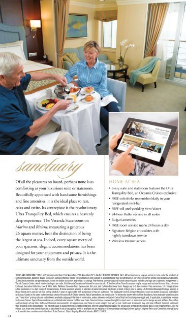 Oceania Cruises - Exclusive Upgrade Sale