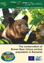 Brochure project LIFE FOR BEAR