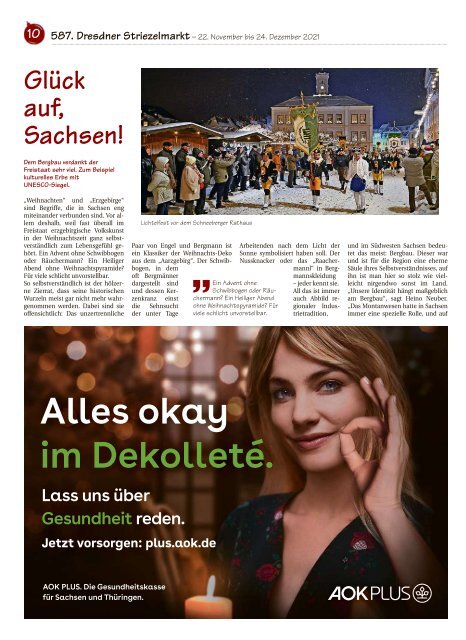 Dresdner Striezelmarkt Zeitung 2021