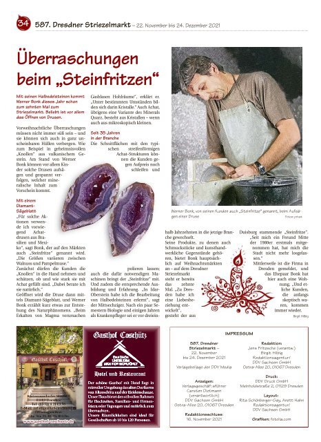 Dresdner Striezelmarkt Zeitung 2021