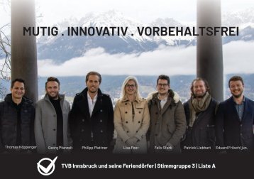 TVB Innsbruck und seine Feriendörfer - Stimmgruppe 3 - Liste A