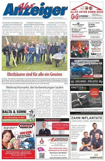 Ihr Anzeiger Bad Bramstedt 46 2021