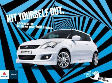 Swift Accessory brochure 2012 - Suzuki