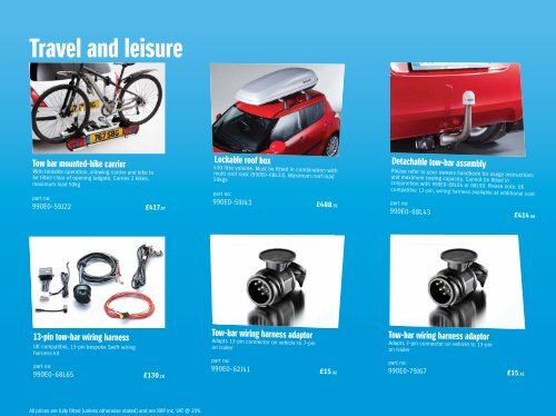 Swift Accessory brochure 2012 - Suzuki