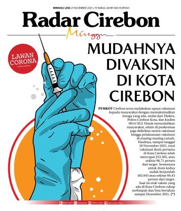 e-Paper Koran Radar Cirebon Edisi 21 November 2021