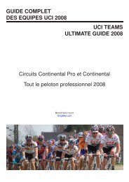 Guide des Equipes 2008 - onlybike